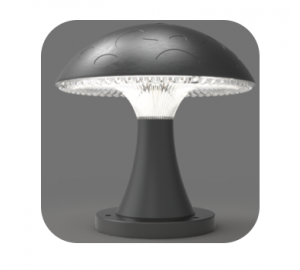 太阳能蘑菇柱头灯